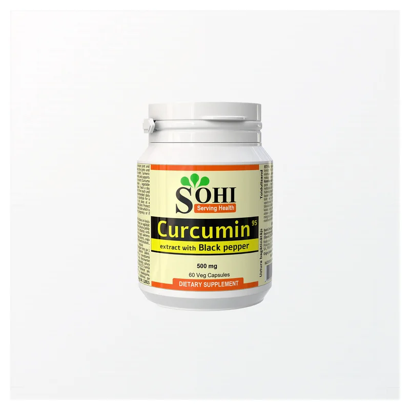 Curcumin extract with Black Pepper - SOHI Premium Natural Wellness