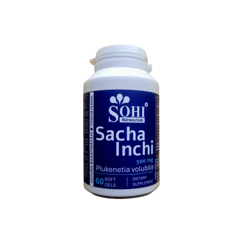Sacha Inchi softgels - SOHI Premium Natural Wellness